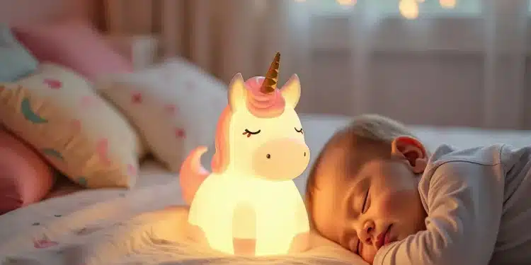 Offrez une mini veilleuse licorne pour des nuits douces