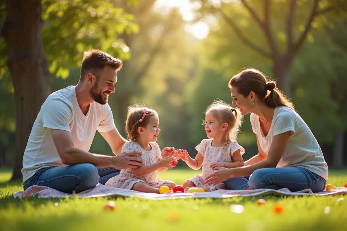 famille heureuse